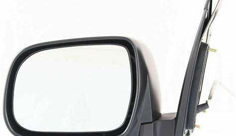 For 2004-2010 Toyota Sienna Driver Side Side Folding Power Black Mirror