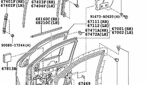 Toyota Tacoma Interior Parts Diagram