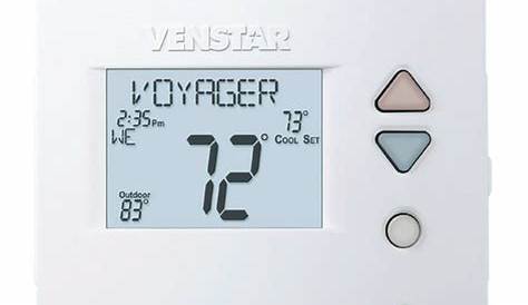 venstar t2800 thermostat manual