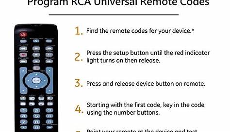 How to program RCA universal remote - Latest RCA Remote Codes