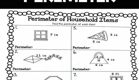 Perimeter Worksheets Activities Games | Perimeter, Math activities