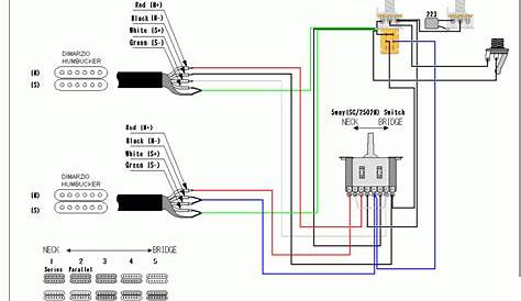 Hsh Wiring Diagram 5 Way Switch 2 Conductor Humbucker