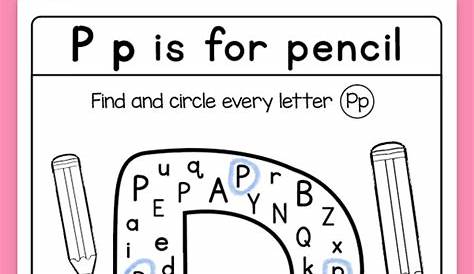 Find the Letter P Worksheets – Easy Peasy and Fun Membership