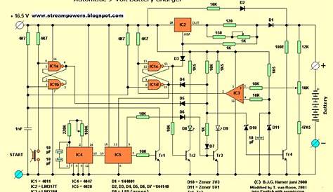 Automatic 9-volt Battery Charger Circuit Diagram