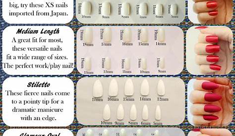 horseshoe nail size chart