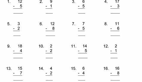 math subtraction worksheet 3rd grade