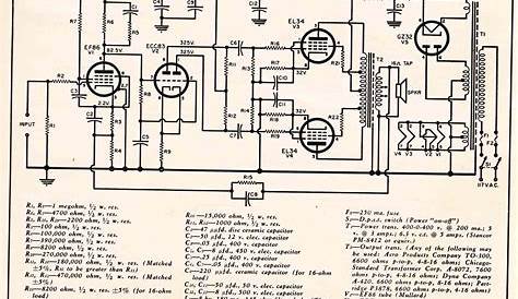2a3 pp amplifier schematic