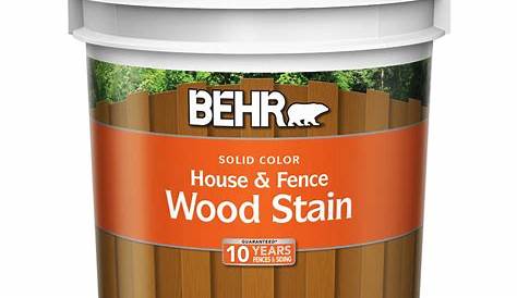 BEHR 5 gal. Deep Base Solid Color House & Fence Wood Stain-03005 - The