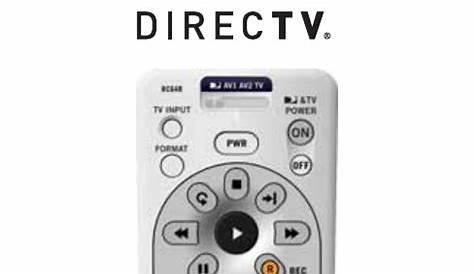 directv remote manual pdf
