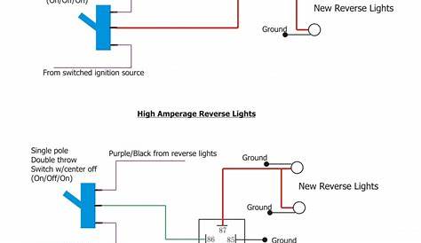 Wiring Diagram For Reverse Lights