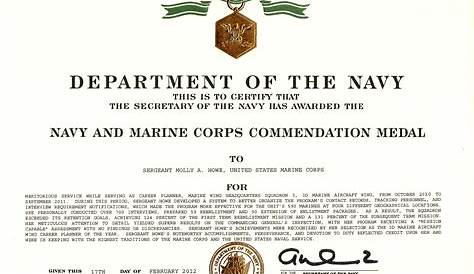 navy and marine corps awards manual