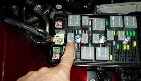 2005 ford mustang fuse box