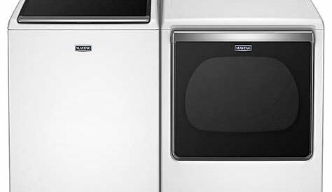 Maytag MEDB835DW Bravos 8.8 cu. ft. Electric Dryer - White | Luxe