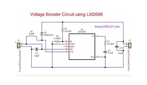 5v to 12v boost converter circuit diagram