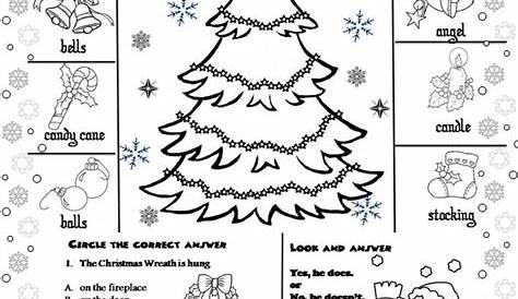 Christmas Activity Sheet