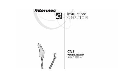 intermec cn3 series user manual