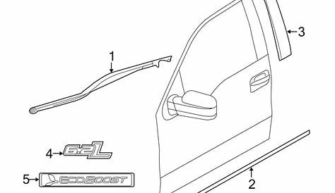 ford F-150 Body Trim Molding (Lower) - 9L3Z1620878A | Havre Ford, Havre MT
