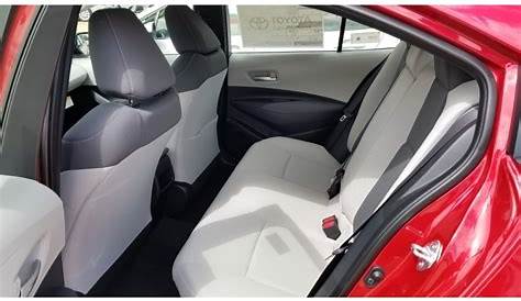 Light Gray/Moonstone Interior Rear Seat for the 2021 Toyota Corolla