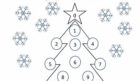 NEW 469 CHRISTMAS TREE COUNTING WORKSHEETS | counting worksheet