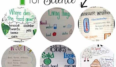 science tools anchor chart