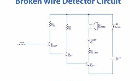 broken wire detector circuit diagram