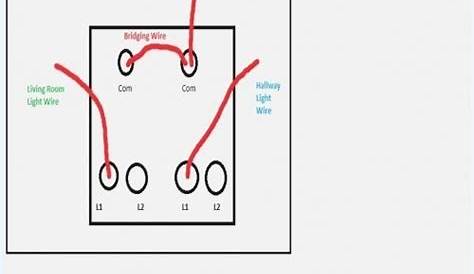 Double Light Switch Diagram / Two way switched lighting circuits #1