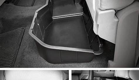 Under Seat Storage Box for 2014-18 Chevy Silverado/GMC Sierra 1500 and 2015-19 Silverado/Sierra