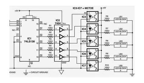 multiple led circuit diagram
