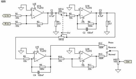 subwoofer preamp circuit diagram