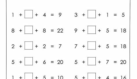 Find the missing addend worksheets with 3 digits