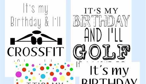 FREE Its my birthday printables - Our Thrifty Ideas
