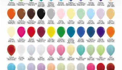 sempertex balloon color chart