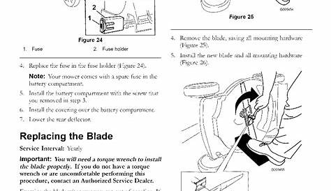 Replacing, the Blade - air filter | Toro 20334 | Owner's Manual (Page 17)