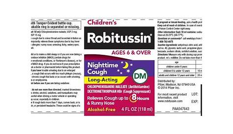 Robitussin Dosage Chart By Weight | Blog Dandk