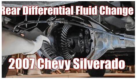 Rear Differential Fluid Change 2007 Chevrolet Silverado (2007-2013