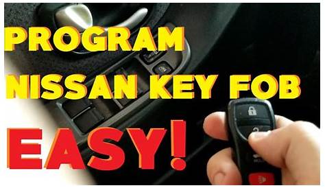 How to Program Nissan Key Fob - YouTube