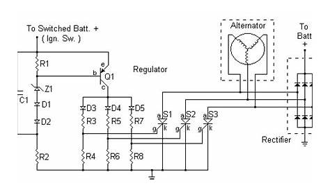 voltage regulator - 3-phase regulated "ideal" rectifier - Electrical