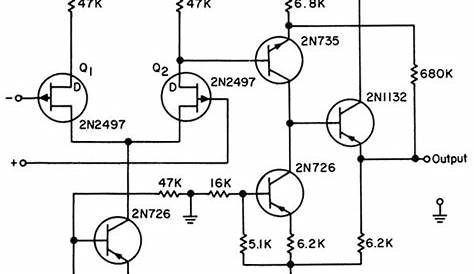 FET_OPERATIONAL_AMPLIFIER - Amplifier_Circuit - Circuit Diagram