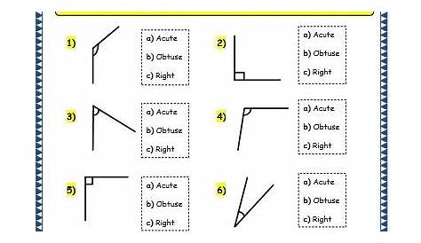 geometry worksheet answer key