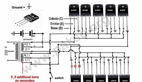 40 watt inverter circuit diagram