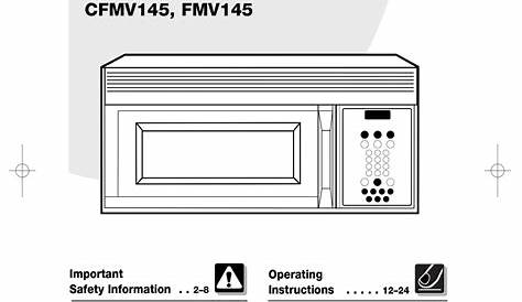 FRIGIDAIRE CFMV145 USE & CARE MANUAL Pdf Download | ManualsLib