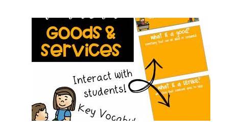 goods and services anchor chart