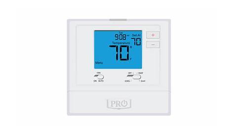 Pro1 T721 -Thermostat Non-Programmable 2H/1C Heat Pump with 4" Display