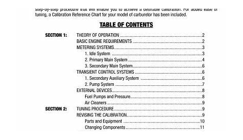 edelbrock 1406 tuning chart