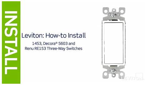 Leviton 3 Way Switch 5603 Wiring Diagram