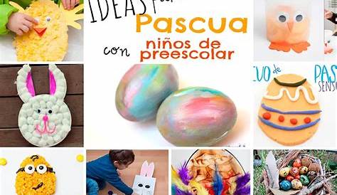 Ideas para Pascua para preescolar -Manualidades Infantiles