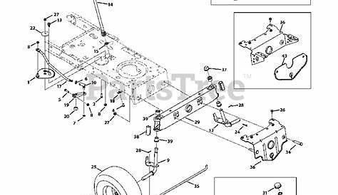 Troy-Bilt 13WX78KS011 - Troy-Bilt Bronco Lawn Tractor (2011) Steering