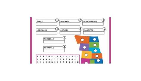 US Geography Worksheet BUNDLE by Puzzles to Print | TpT