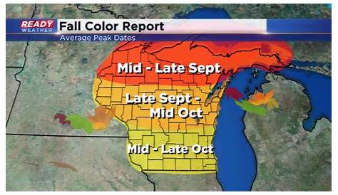 wisconsin fall color chart