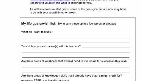 11 Career Assessment Worksheet / worksheeto.com